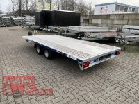 Lorries PL30-4521 AR - 3000 kg kippbarer leichter Autotransporter mit ALU Standschienen - geschlossener Boden und Rampen