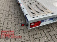 Lorries PL30-4521 AR - 3000 kg kippbarer leichter Autotransporter mit ALU Standschienen - geschlossener Boden und Rampen