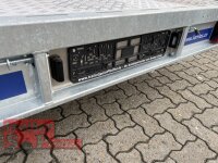 Lorries PL30-4521 AR - 3000 kg kippbarer leichter Autotransporter mit ALU Standschienen - geschlossener Boden und Rampen