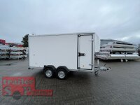Böckmann KT 4018/27 H Kofferanhänger mit Plywoodwänden mit Seitentür und Frontspoiler ( Windabweiser )
