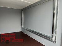 Böckmann KT 3015/20 M Kofferanhänger mit Plywoodwänden mit Heckrampe  Verkaufsklapppe und Frontspoiler