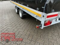 EDUARD 4022 -GD- Hochlader, Bordwände 30cm -3500kg- Lfh: 63cm -195/50R13 mit Hochplane SP-Line