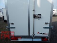 Pongratz PKL 300/15 T 2600 KG Kofferanhänger Plywoodwände hochglanz weiß