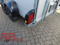 Böckmann KT-PB-AL 3015/27 M F ALU Kofferanhänger mit Polyesterbug - Tür / Rampe Kombination - Seitentür - Designpaket