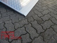 Böckmann KT-PB-AL 3015/27 M F ALU Kofferanhänger mit Polyesterbug - Tür / Rampe Kombination - Seitentür - Designpaket
