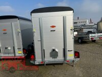 Böckmann KT-PB-AL 3015/15 M F ALU Kofferanhänger mit Polyesterbug anthrazit - Tür / Rampe Kombination - Designpaket