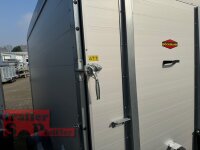 Böckmann KT-PB-AL 3015/15 M F ALU Kofferanhänger mit Polyesterbug anthrazit - Tür / Rampe Kombination - Designpaket