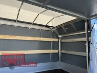 EDUARD 3116 -GD- Hochlader, Bordwände 30cm -2700kg- Lfh: 63cm -195/50R13 mit Hochplane SP-Line Öko-Schräge Schiebeplane Verkaufsklappe