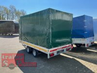 EDUARD 3116 -GD- Hochlader, Bordwände 30cm -2700kg- Lfh: 56cm -195/55R10 mit Hochplane SP-Line Öko Schräge