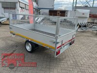 EDUARD 2514 -UE- Hochlader, Bordwände 30cm -0750kg- Lfh: 63cm -195/50R13 SI-GI Laubgitter ca. 60 cm