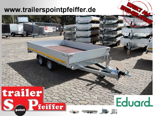 EDUARD 3120 -GD- Hochlader, Bordwände 30cm -2000kg- Lfh: 56cm -195/55R10