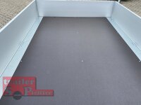 Eduard 2314 - 750 KG Hochlader - Ungebremste Einzelachser - 2.3x1.45m - Ladehöhe:56 cm - 195/55R10 - Bordwände 30cm