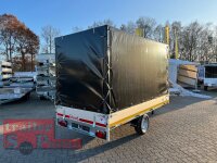 EDUARD 3015 -GE- Hochlader, Bordwände 30cm -1350kg- Lfh: 63cm -195/50R13 mit Hochplane SP-Line