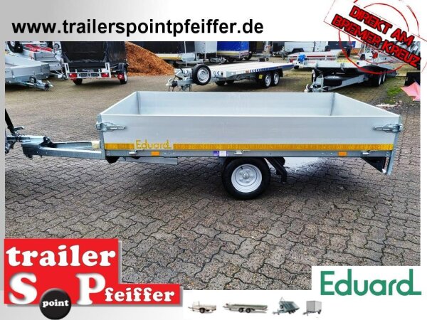 EDUARD 2514 -UE- Hochlader, Bordwände 30cm -750kg- Lfh: 56cm -195/55R10 - 100 KM/H