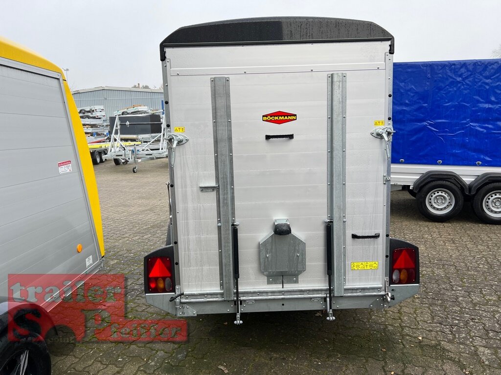 Böckmann KTPBAL 2513/135 F ALU Kofferanhänger mit Polyesterbug Tür