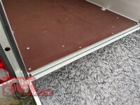 Böckmann KT-PB-AL 2513/135 F ALU Kofferanhänger mit Polyesterbug Tür / Rampe Kombination - Farbe anthrazit