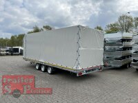 EDUARD 6022 -GT- Hochlader, Auffahrschienen & Winde, Bordwände 10cm -3500kg- Lfh: 63cm -195/50R13 mit Hochplane SP-LIne ÖKO Schräge