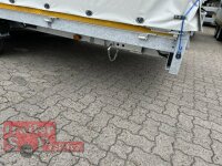 EDUARD 6022 -GT- Hochlader, Auffahrschienen & Winde, Bordwände 10cm -3500kg- Lfh: 63cm -195/50R13 mit Hochplane SP-LIne ÖKO Schräge
