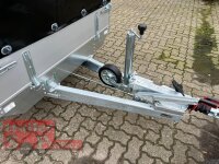 EDUARD 2514 -GE- Hochlader, Bordwände 30cm - 1350kg - Lfh: 56 -195/55R10 mit Hochplane SP-Line - Ladehöhe:56 cm - 195/55R10 - Bordwände 30cm - Stützrad -  Hochplane SP-Line