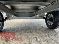Eduard 750 KG Hochlader - Ungebremste Einzelachser - 2.0x1.45m - Ladehöhe:56 cm - 145/80R10 - Bordwände 30cm Hochplane PLED 100
