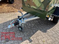 TPV TL-EB2 bronze Offroad - 1000 kg gebremst Kastenanhänger mit 15" Geländebereifung und Reling - Hochplane Camouflage 115 cm
