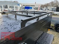 TPV KT-EB2 Offroad SCHWARZ - Koffer / Deckel Anhänger mit verstärkter Dachreling für Dachzelte