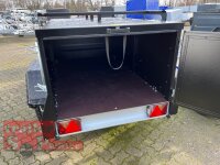 TPV KT-EB2 Offroad SCHWARZ - Koffer / Deckel Anhänger mit verstärkter Dachreling für Dachzelte