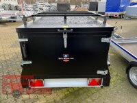 TPV KT-EB2 Offroad SCHWARZ - Koffer / Deckel Anhänger mit Verstärkungs-Set für Dachzelte