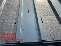 ABVERKAUF / WM Meyer Mot 1025/151 Alu blau Motorradanhänger mit Standschienen und Rampe