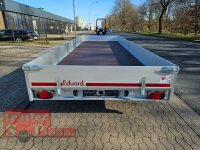 Eduard 6020 - 3500 KG Hochlader - Gebremster Tridem - 6x2.0m - Ladehöhe:63 cm - 195/50R13 - Bordwände 30cm