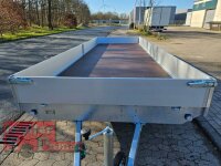Eduard 6020 - 3500 KG Hochlader - Gebremster Tridem - 6x2.0m - Ladehöhe:63 cm - 195/50R13 - Bordwände 30cm