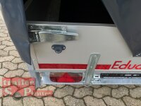 EDUARD 2615 -GE- Hochlader, Auffahrschienen, Bordwände 30cm -1500kg- Lfh: 56cm -195/55R10 mit Hochplane SP-Line
