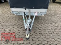 EDUARD 2615 -GE- Hochlader, Auffahrschienen, Bordwände 30cm -1500kg- Lfh: 56cm -195/55R10 mit Hochplane SP-Line