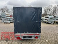 EDUARD 2615 -GE- Hochlader, Auffahrschienen, Bordwände 30cm -1500kg- Lfh: 56cm -195/55R10 mit Hochplane SP-Line