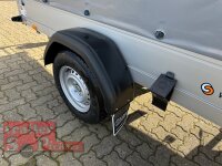 Saris MC Comfort 255 133 1350 1 Alu Tieflader - Anhänger gebremst mit Hochplane SP-Line