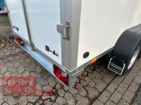 Saris GO 306 154 180 2700 2 Holzkoffer Anhänger Tandem gebremst Doppelflügeltür