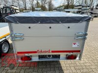 EDUARD 2615 -GE- Heckkipper, Bordwände 40cm -1500kg- E-Pumpe - Lfh: 63cm -195/50R13 mit 2615 - AufsatzBordwände pendelbar - 40cm hoch - Flachplane mit Bügeln