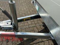 EDUARD 2615 -GE- Heckkipper, Bordwände 40cm -1500kg- E-Pumpe - Lfh: 63cm -195/50R13 mit 2615 - AufsatzBordwände pendelbar - 40cm hoch - Flachplane mit Bügeln
