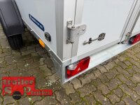 ABVERKAUF I Saris GO  256 134 150 1350 1 Holzkoffer Anhänger Einachser gebremst Doppelflügeltür