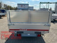 EDUARD 3318 -GD- 3 Seitenkipper, Auffahrschienen, Bordwände 30cm -2700kg- E-Pumpe - Lfh: 63cm -195/50R13 mit Stahl - Kastenaufsatz