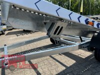 Lorries PLI30-5021 - 3000 kg kippbarer leichter Autotransporter mit ALU Standschienen