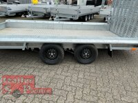 Vlemmix MT 354018 L - Maschinentransporter - Baggeranhänger 400 x 180 - 3500 kg mit ALU Boden und 100 KM/H