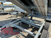 Saris K1 276 170 2700 2 - 2700 kg Heckkipper - mit Handpumpe und ALU Rampen im Schacht unter der Ladefläche