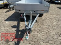 Saris K1 276 170 2700 2 - 2700 kg Heckkipper - mit Handpumpe und ALU Rampen im Schacht unter der Ladefläche