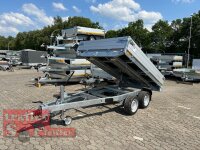 Saris K1 276 170 2700 2 - 2700 kg Heckkipper - mit Handpumpe und ALU Rampen im Schacht unter der Ladefläche