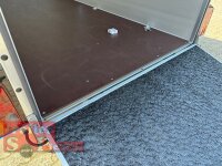 Böckmann KT-PB-AL 3015/27 M F ALU Kofferanhänger anthrazit mit Polyesterbug - Tür / Rampe Kombination - Seitentür - Designpaket