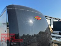 Böckmann KT-PB-AL 3015/27 M F ALU Kofferanhänger anthrazit mit Polyesterbug - Tür / Rampe Kombination - Seitentür - Designpaket