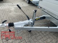ALLES DRAN AKTION Saris K3 356 184 3500 2 E - 3500 kg 3 Seitenkipper - mit Elektro + NOT Pumpe und Kastenaufsatz - ALU - RAMPEN - STÜTZEN - STAUKISTE