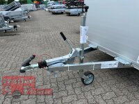 Böckmann KT-AL 3015/27 H F R/T-K Kofferanhänger mit Vollaluminium Aufbau - Tür- /Rampe Kombination