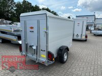 Böckmann KT-AL 2513/135 F R/T-K Kofferanhänger mit Vollaluminium Aufbau - Tür- /Rampe Kombination